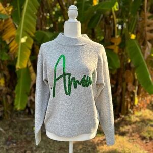 A New Day Gray Sweater AMOUR